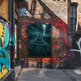 Stormy Ascent Poster