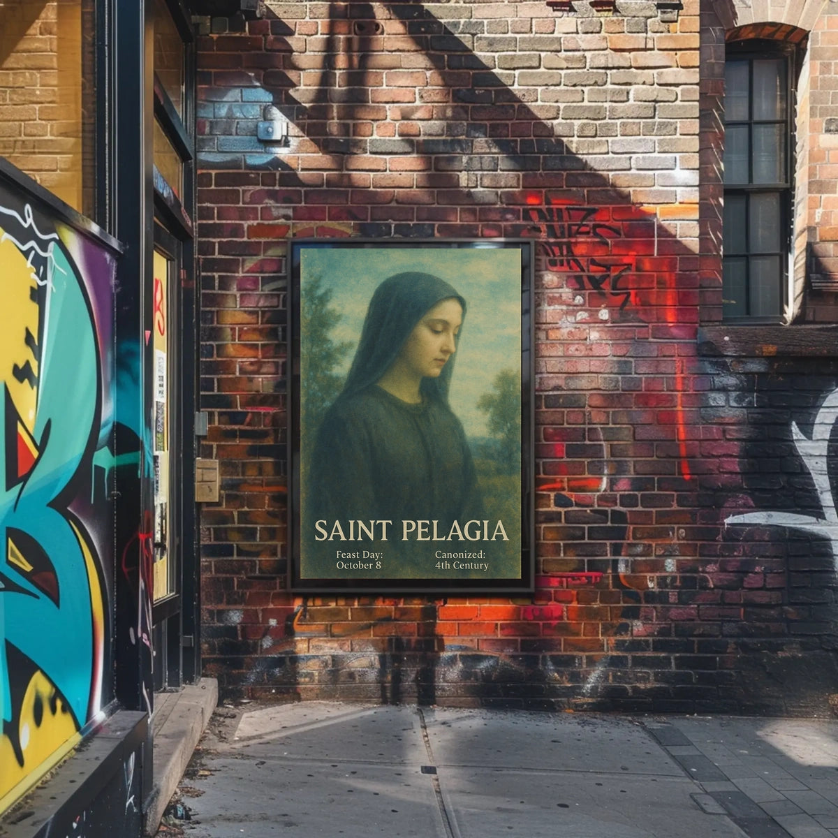 Saint Pelagia Poster