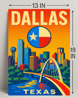 Dallas, Texas Poster PosterGoat