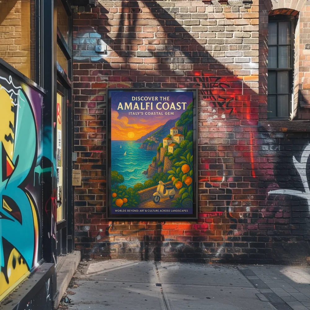 Discover the Worlds Beyond: Art & Culture Exploration Poster