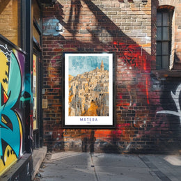 Matera: A Timeless Italian Landscape Poster PosterGoat