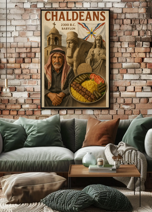Chaldean Legacy Vintage Art Cultural Heritage Poster