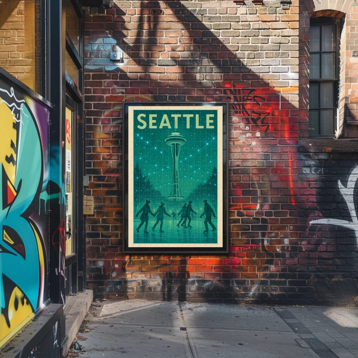 Seattle Winter Wonderland Poster