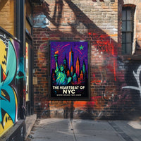 The Heartbeat Of Nyc Poster