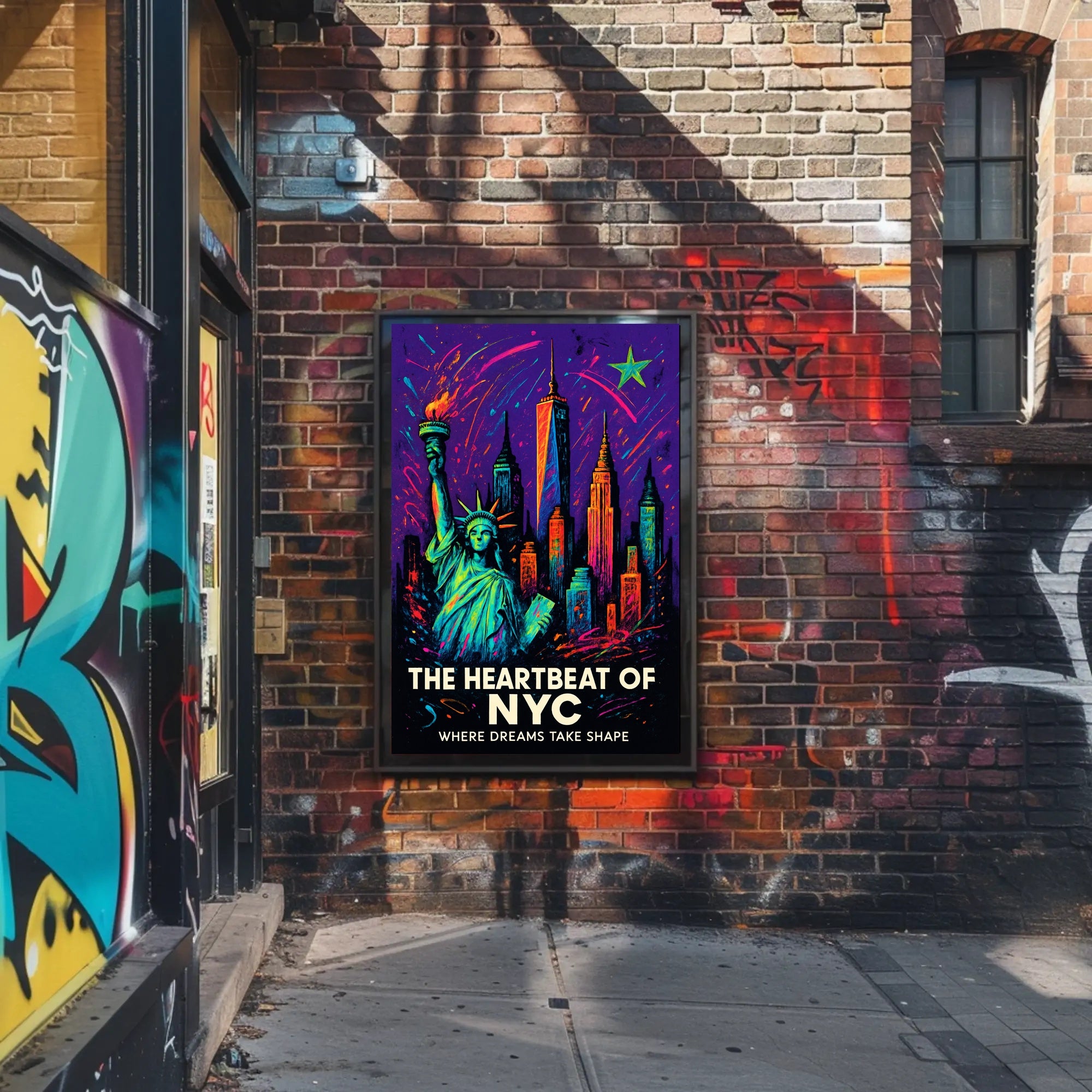 The Heartbeat Of Nyc Poster