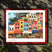 Amalfi Coast Flower Market Poster PosterGoat