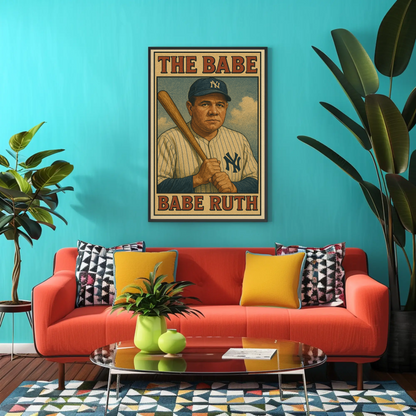 The Babe Ruth Poster 2 Vintage Poster
