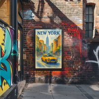 New York Cityscape Poster