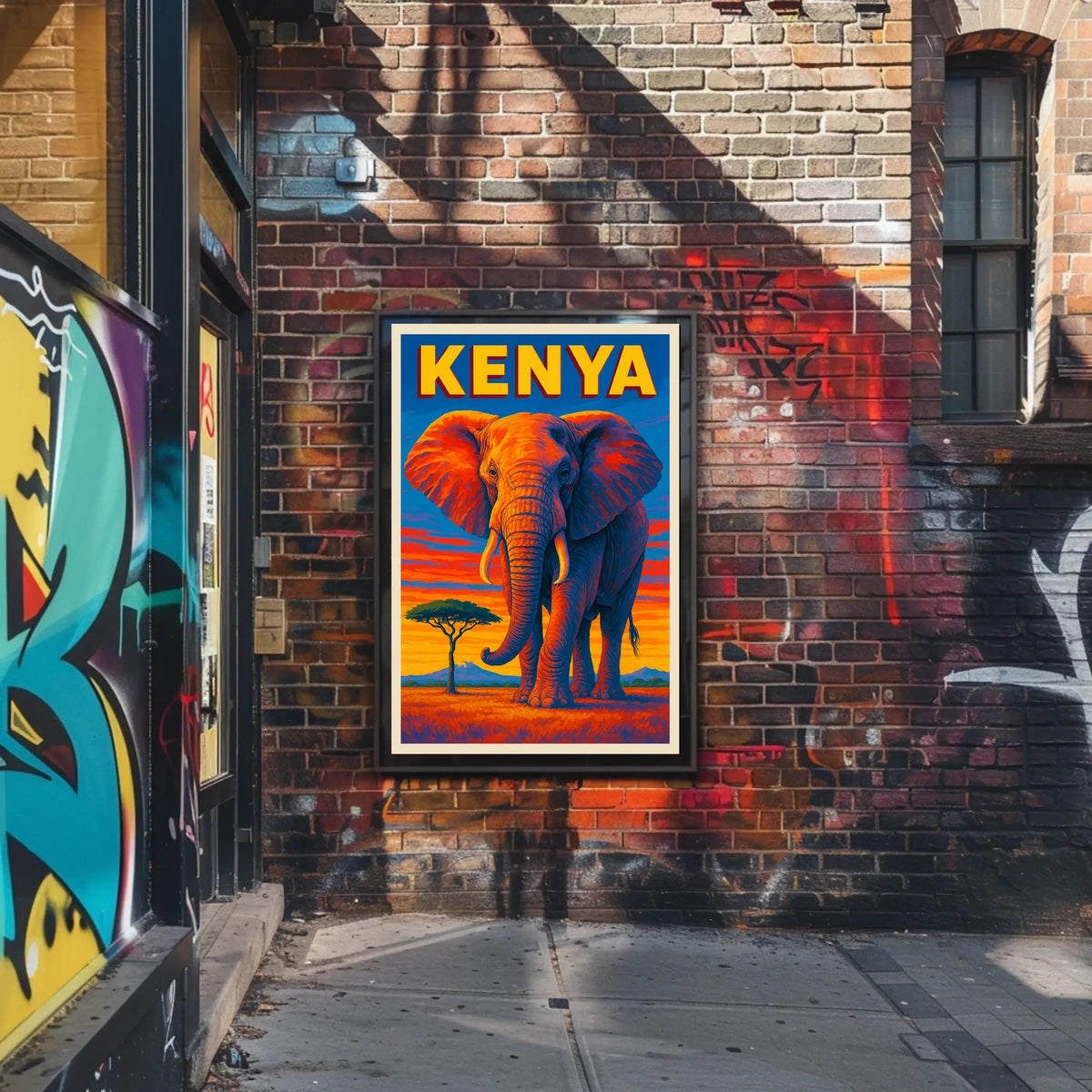 Majestic Kenya Poster