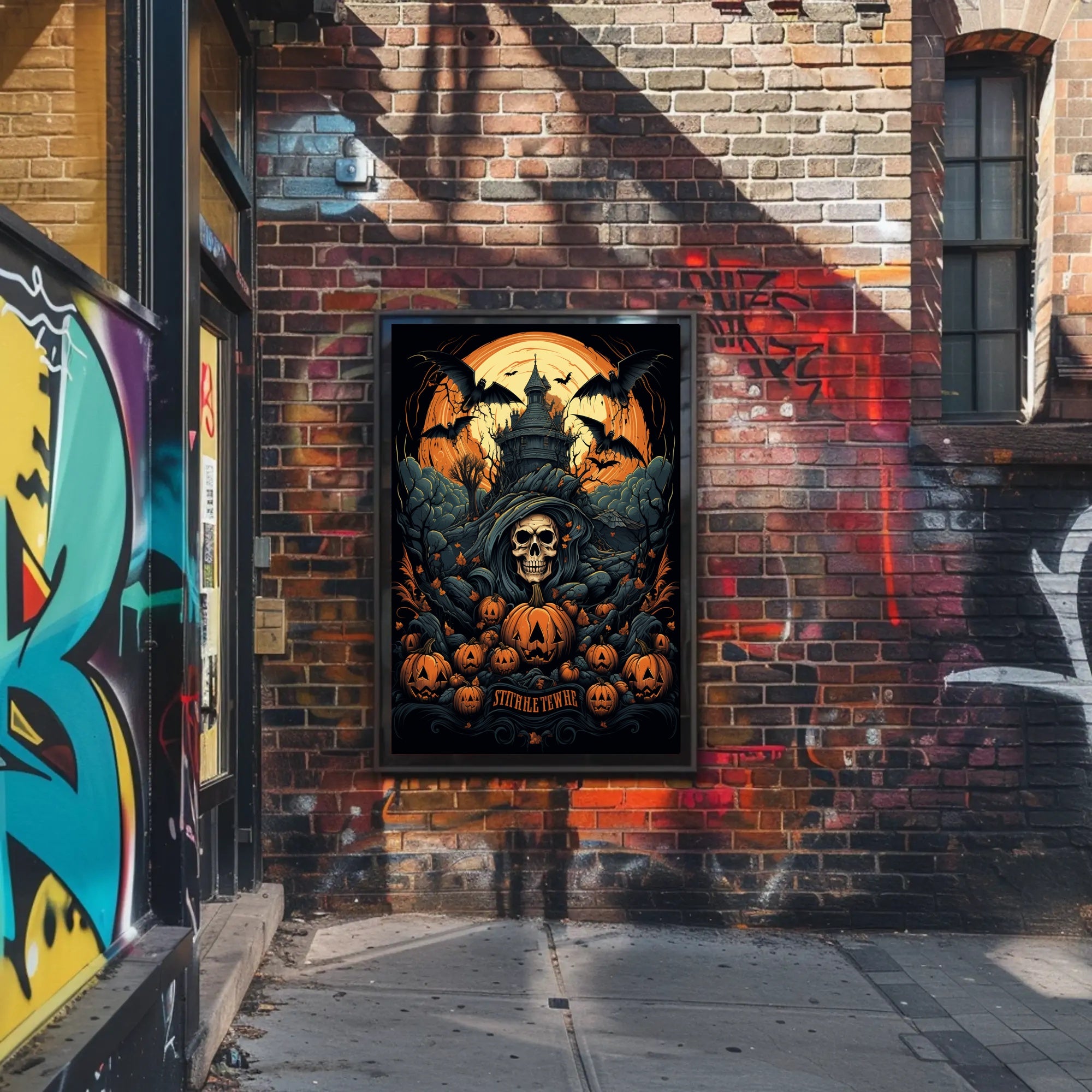 Haunted Halloween Night Poster