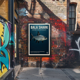 Bala Shark Nature’s Silver Bullet Animal Poster
