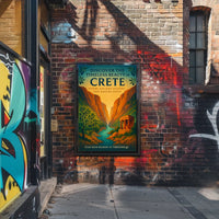 Crete's Ancient Charm Vintage Travel Poster