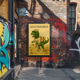 Guccisaurus Poster PosterGoat
