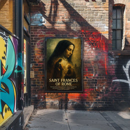 Saint Frances Of Rome Poster
