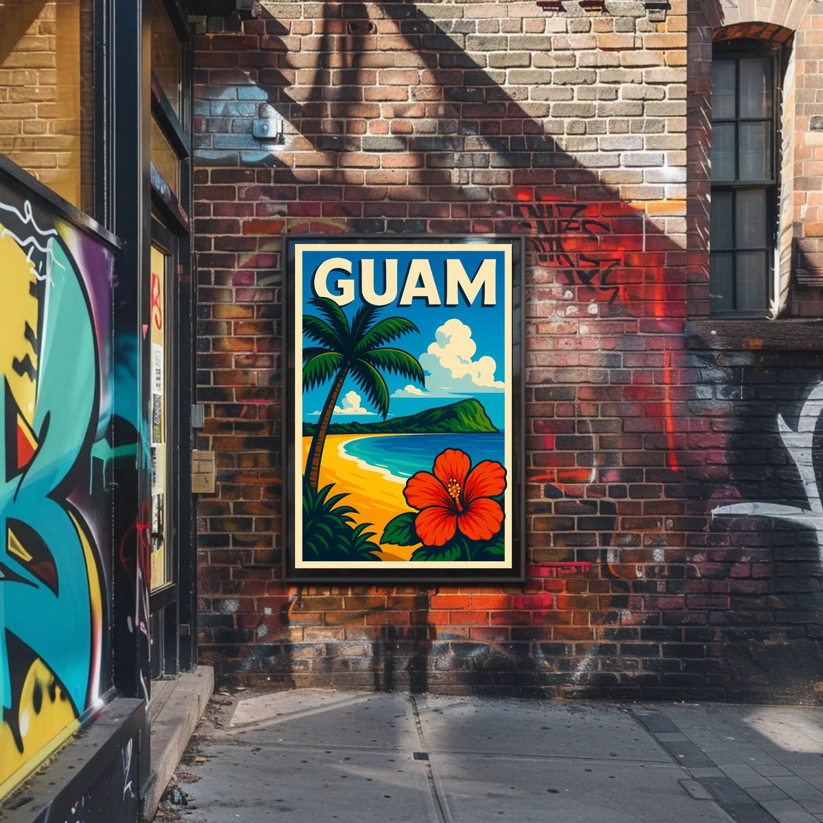 Tropical Escape to Guam Poster