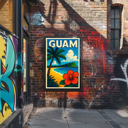 Tropical Escape to Guam Poster
