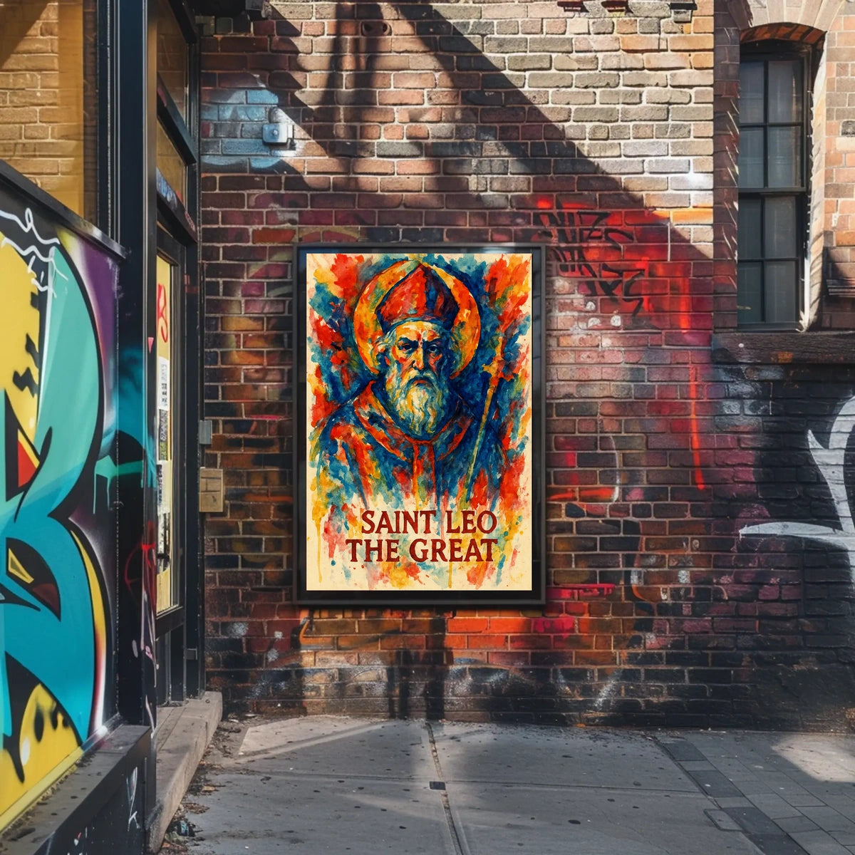 Saint Leo Great Sacred Heritage Poster