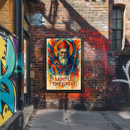 Saint Leo Great Sacred Heritage Poster