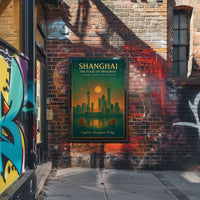 Shanghai The Pulse of Progress Poster