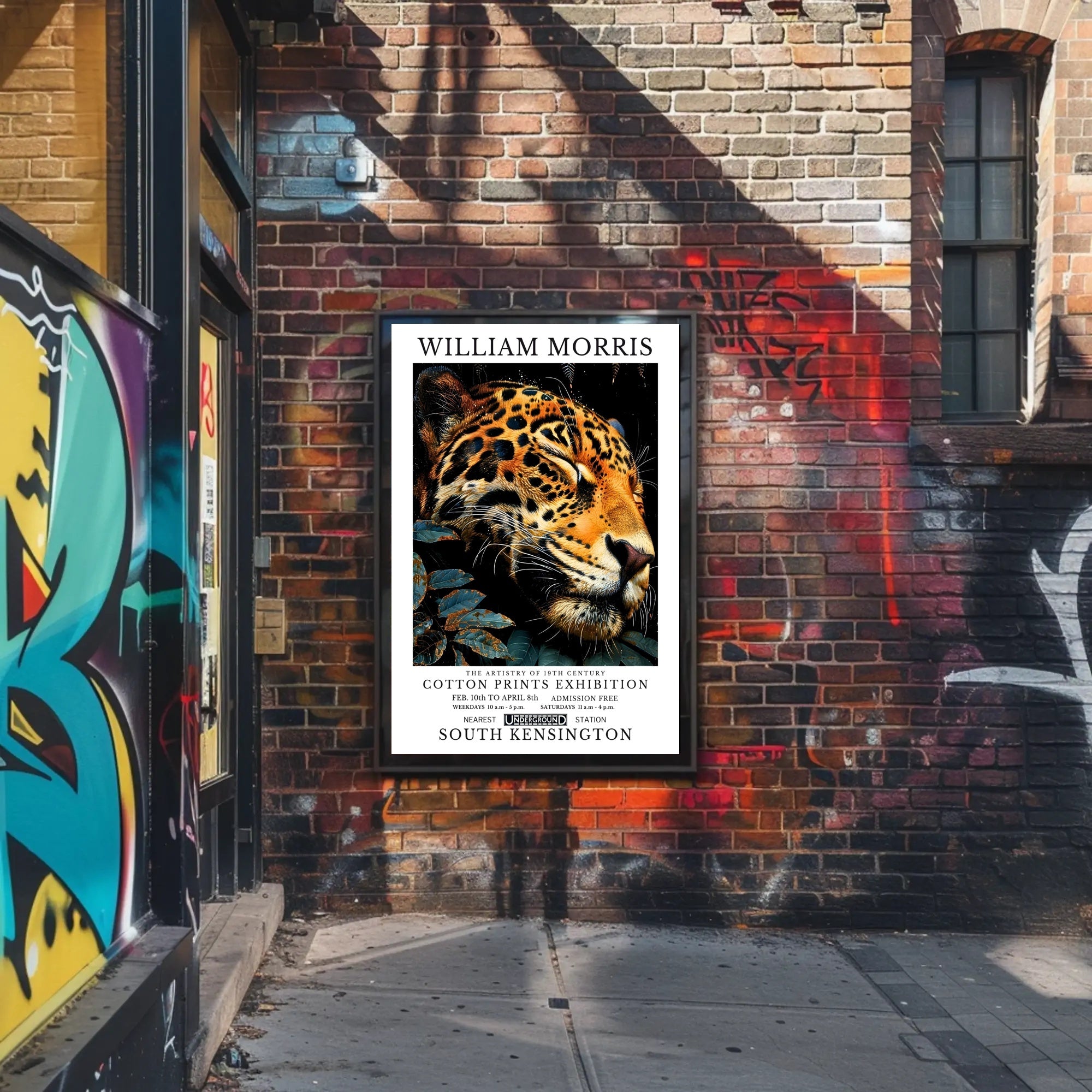 William Morris Leopard Art: Cultural or Heritage Poster