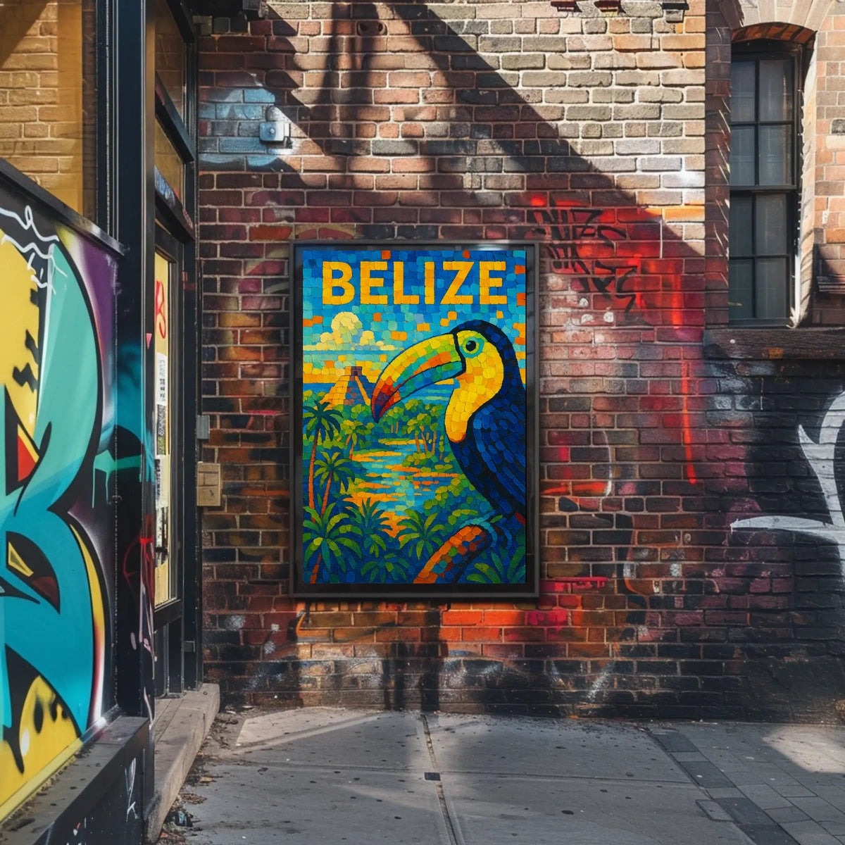 Belize Vibrant Wildlife And Culture Poster