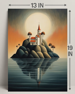 Enchanted Island Church Poster PosterGoat