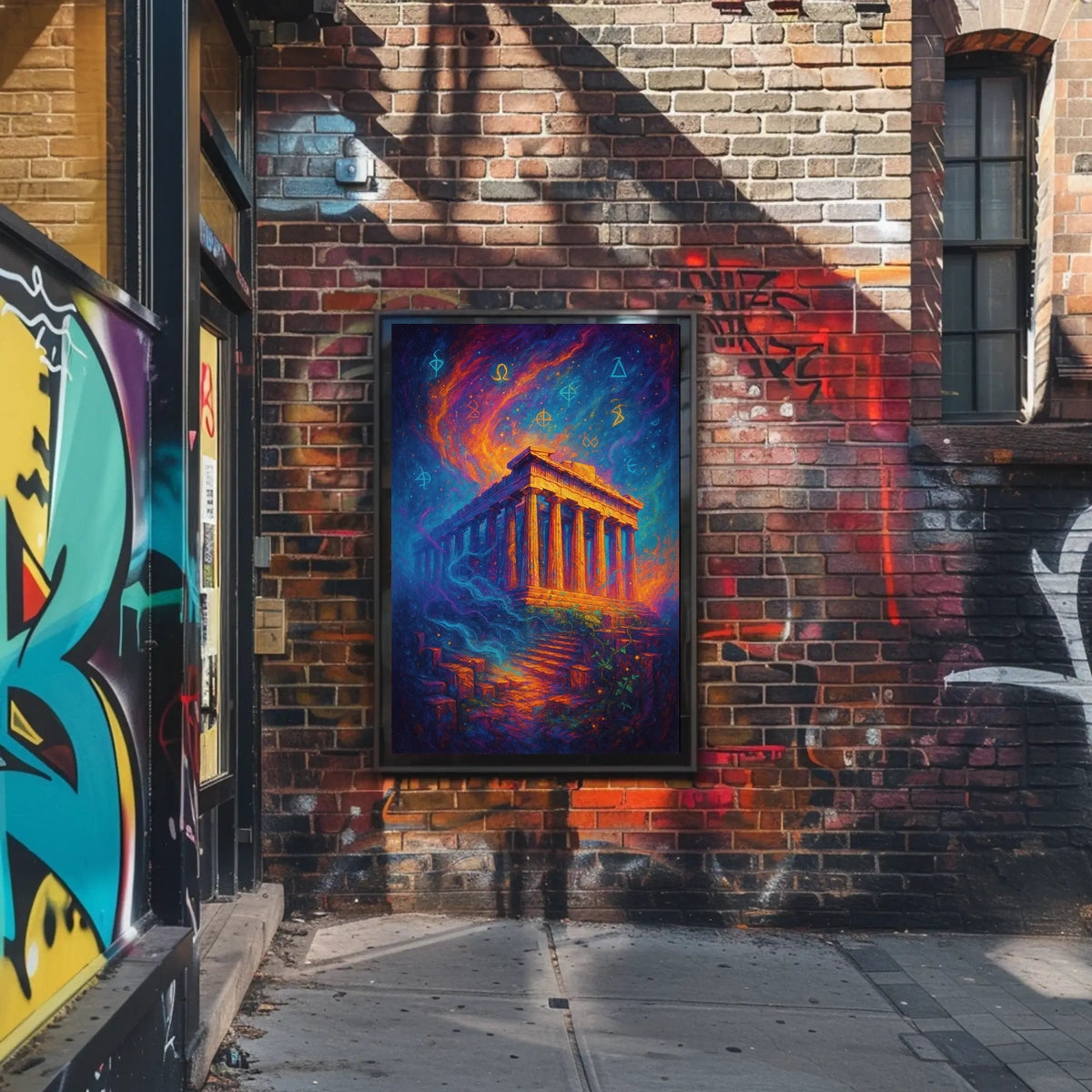 Mystical Parthenon Poster