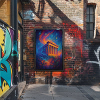 Mystical Parthenon Poster