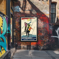 Winter Sports In The Pyrenees Poster