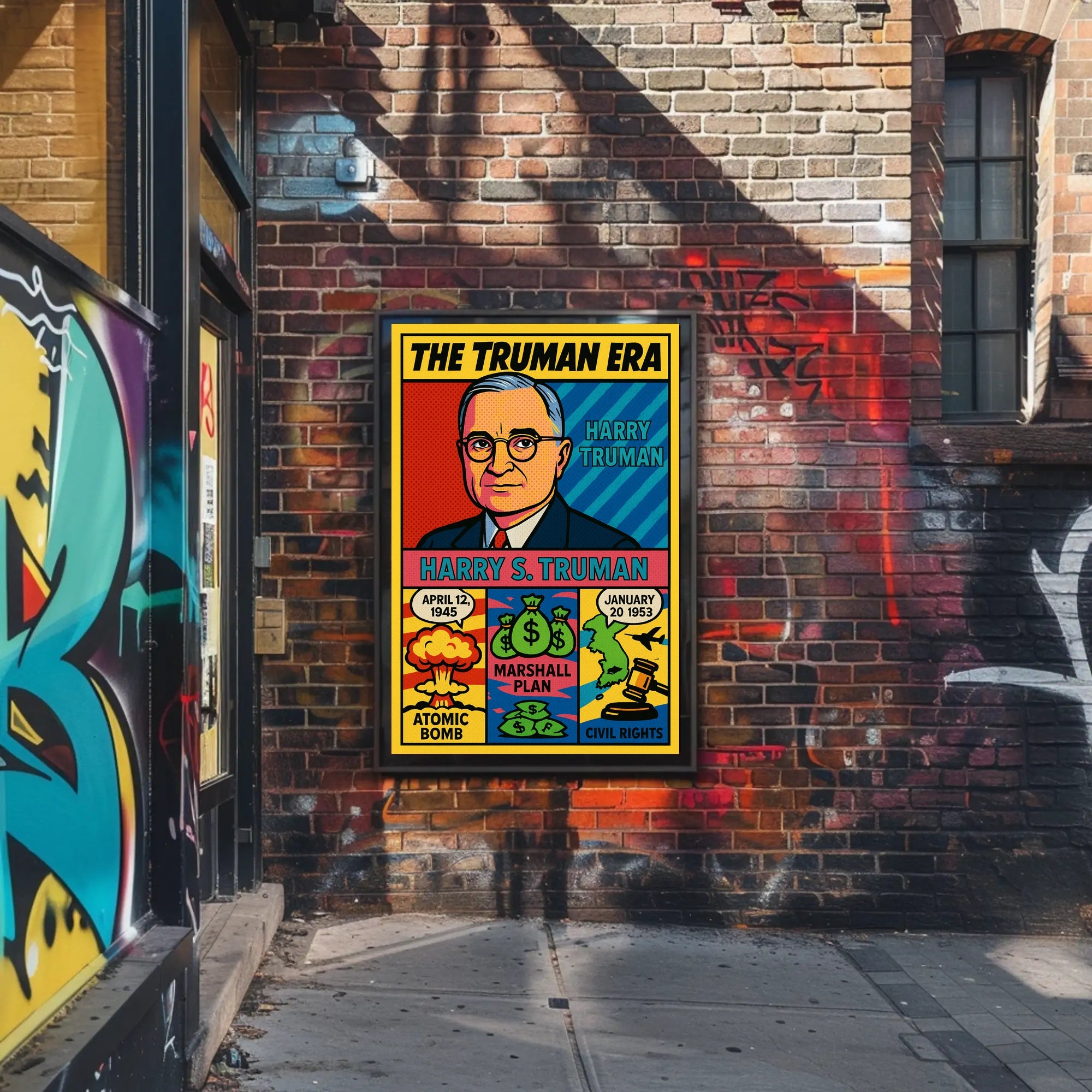 Harry S. Truman The Truman Era Poster PosterGoat