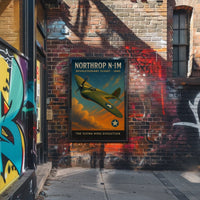 Northrop N-1M 1940 Aviation Art Poster Print