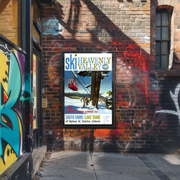 Ski Heavenly Valley Poster PosterGoat
