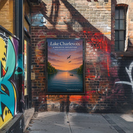 Lake Charlevoix A Majestic Reflection Poster