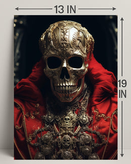 Regal Skull Artistry Poster PosterGoat