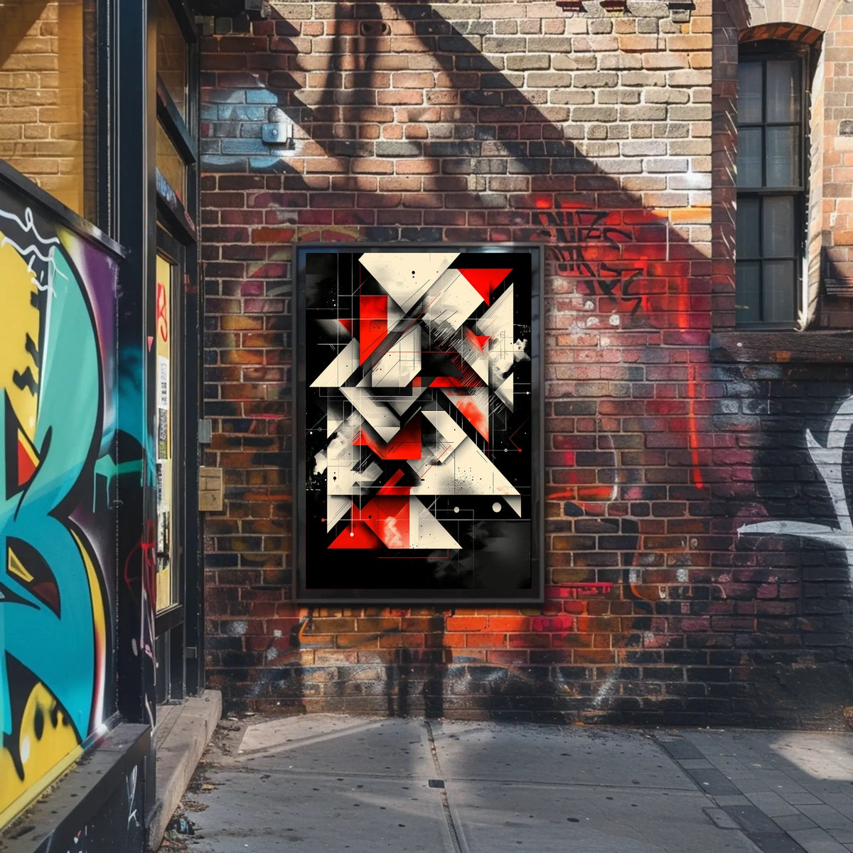 Geometric Abstraction Abstract Poster