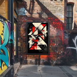 Geometric Abstraction Abstract Poster