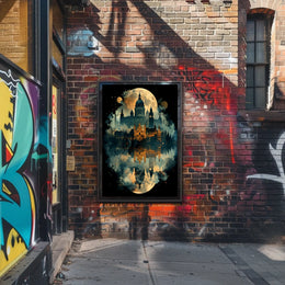 Reflections Of Timeless Architecture Poster