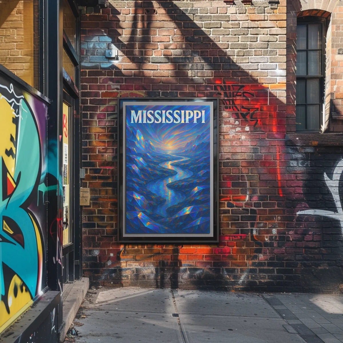 Mississippi River Dreamscape Poster
