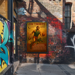 Celebrating a Multifaceted Athlete Poster