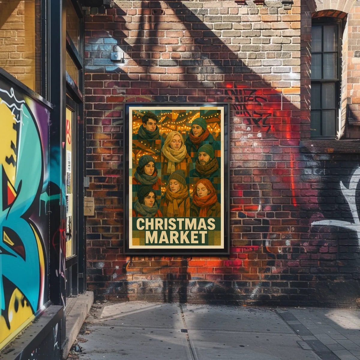 Christmas Market Poster