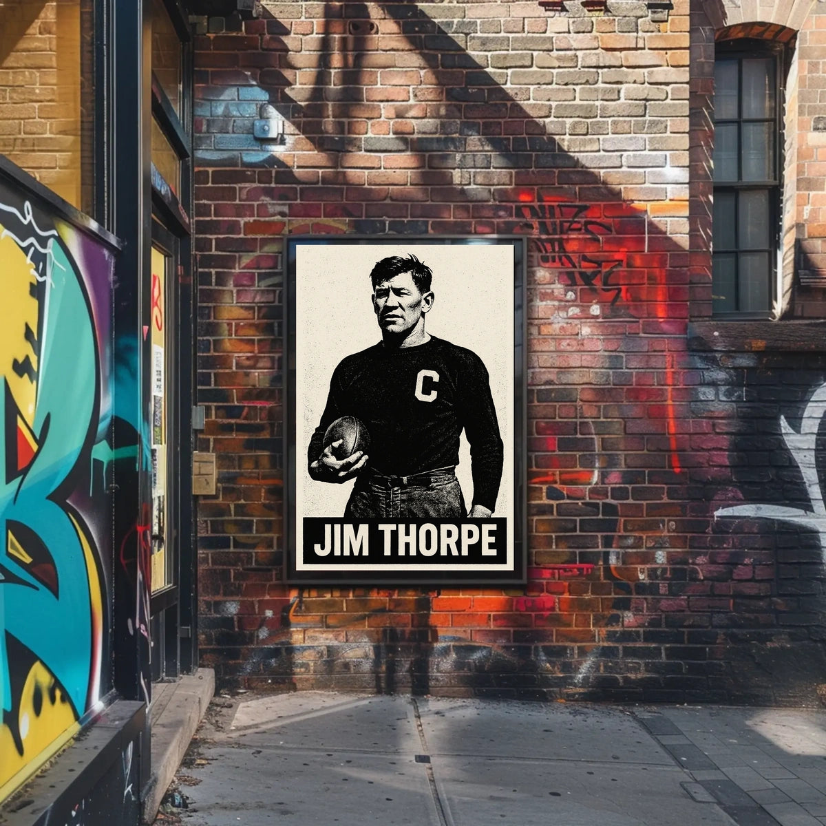 Jim Thorpe Sports Legend Poster