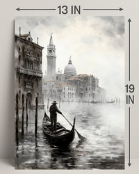 Venetian Gondola Journey Poster