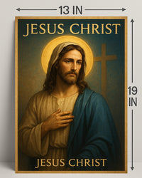 Jesus Christ Wall Art Vintage Print PosterGoat