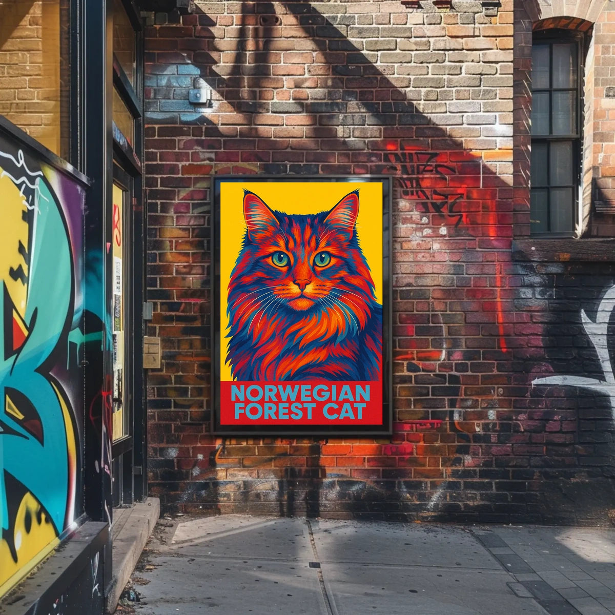 Norwegian Forest Cat Poster