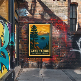 Lake Tahoe Scenic Poster