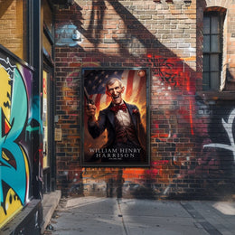 William Henry Harrison Tribute Poster