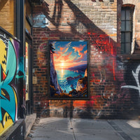 Coastal Sunset Serenity Poster