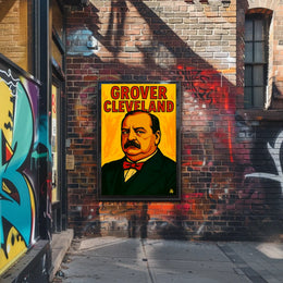 Grover Cleveland Vintage Portrait Poster