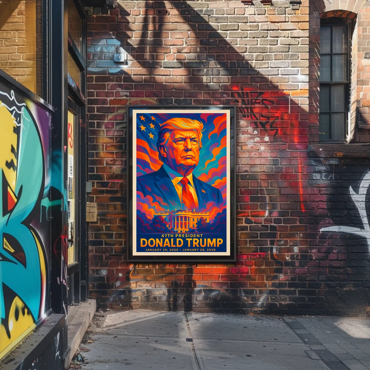 Donald Trump 47th President Pop Art Poster