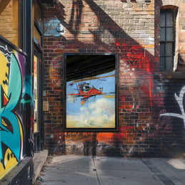 Whimsical Flight Adventure Poster PosterGoat